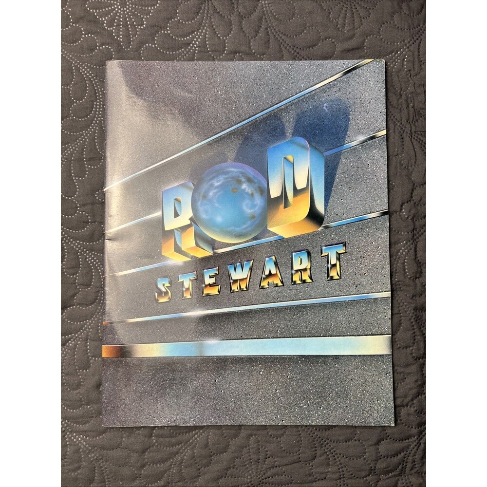 ROD STEWART TOUR PROGRAMME 1986-1987 VTG COLLECTIBLE MEMORABILIA VERY GOOD COND.